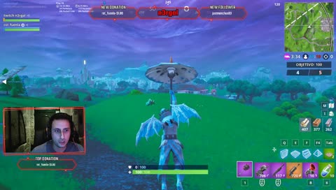 noche de chilling // meta 100 follows