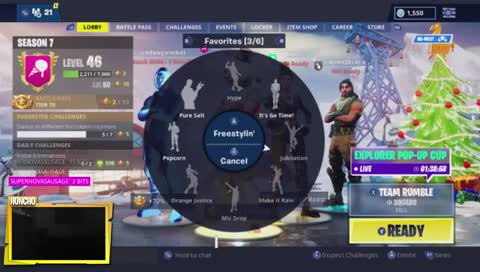 CONTROLLAAAAA - 14 DAYS OF FORTNITE (DAY 8) - NEW SUB BADGES - CHRISTMAS HYPE!
