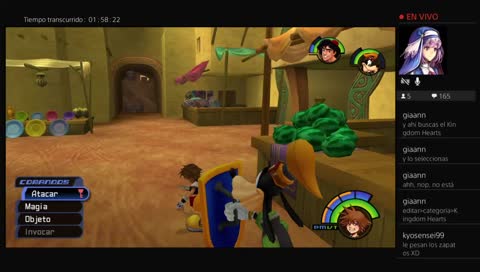 Jugando Kingdom Hearts I POR PRIMERA VEZ [ Parte 4]