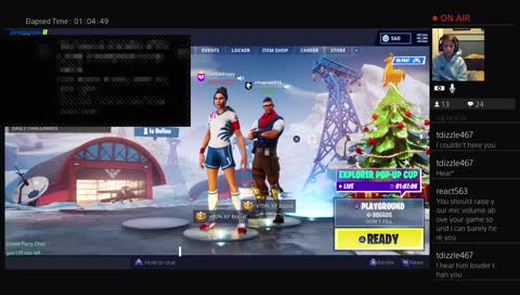 Almost affiliated! Got a face cam! Doing 1v1s