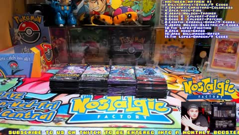 MID-WEEK MAYHEM AT THE NOSTALGIC FACTORY - POKEMON BOX BREAKS - nostalgicfactory.com (12/26/18)