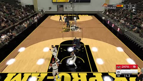  PRO NBA2KLEAGUE PLAYER PLAYING PARK  !  SUB BUTTON HERE!