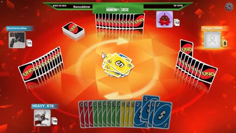 Siege was trash playing uno now lol