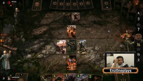 Learning and playing some gwent before the new year