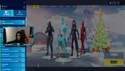 Fortnite  Late Night Squads w/Dah Bois