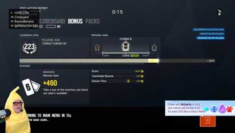 BayouBanana!!! 🍌🍌Team Plat Thursday🍌 #charity Charity Stream for Direct Relief!!! 