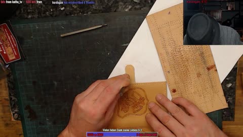 GER/Südtirolerisch Handyhülle und danke an alle für 142 SUBS :) #Punzieren #Lederarbeit