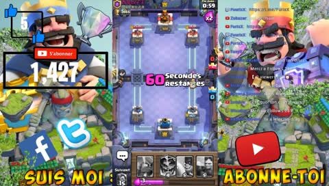 🔴 Clash Royale RECRUTE CLAN ABONNER / Guerre de Clan 😋🏆 [FR]