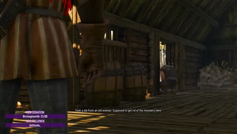 Starting the adventure again! Witcher 3 Story and Sword! <3