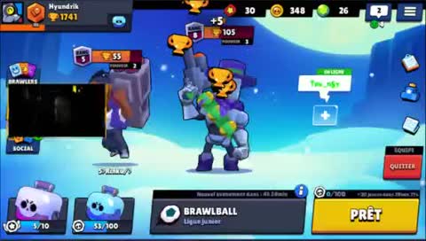 [FR]  RUSH DE NOEL AVEC LES ABOS SUR BRAWL STARS ! - Hyundrik !