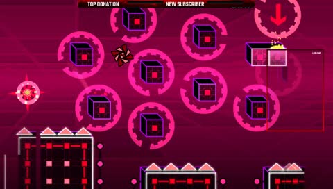 Geometry Dash: Trying To Beat TOE 2. 95%, Go at 80%