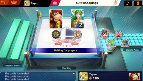 !Join Super Smash Bros Ultimate Arena Battles! Free Butt Whoopings!