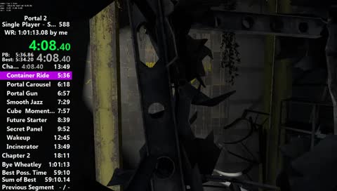 Portal 2 Attempts for 1:00:XX