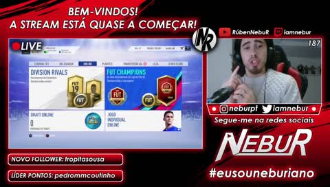 RECOMPENSAS OURO 1 FUT CHAMPIONS! || FIFA 19 Ultimate Team + Football Manager || LIVESTREAM #12