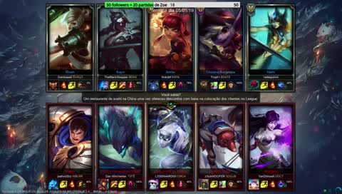 Venham apreciar um league of legendas esperto!!! Com SR!