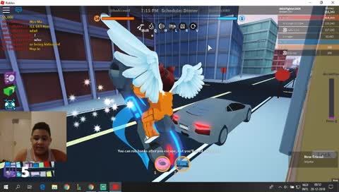 Playing jailbreak Farming money