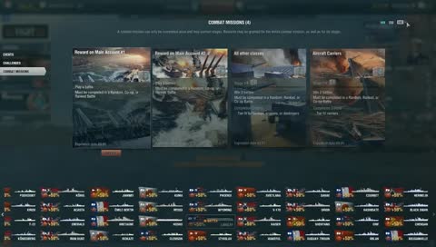 Playing World of Warships!