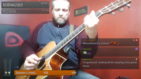 Sit back, let the guitar do the talking!