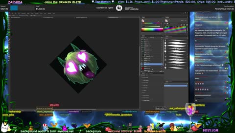 Charity Art Stream supporting endangered Tigers! Also 2D animation.