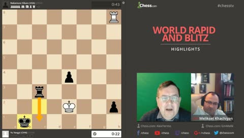 World Rapid and Blitz with GMs Yermo and Melik