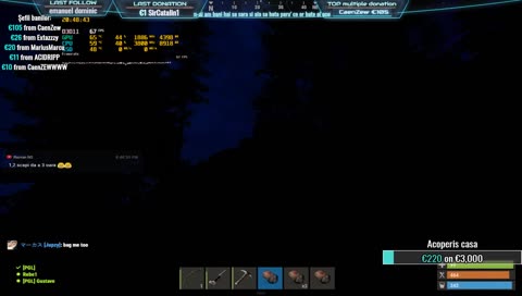 🔴🅻🅸🆅🅴 -RUST - Incerc sa fac  o baza trap.. sa vad ce iese :)