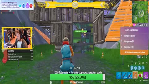 New edit key | Playing with viewers | 900 followers TF | Road to pro | Fortnite BR | #charity