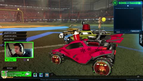 [SONSTV] [FR] Rocket League avec Enrolf, Theoduff & Tekila - 20h-23h