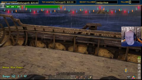 Building a ship and leaving newb island !nitrado !sub !gmg