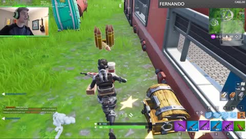 Streaming fortnite