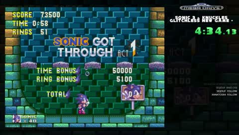 Sonic 3 & Knuckles - Glitchless New Game +