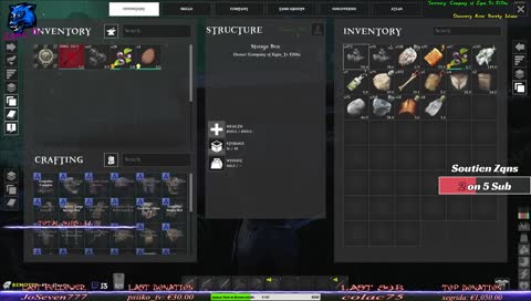 [Fr-Pc] Go terminer la base et craft du Galleon - @Zqns_TV sur Twitter - Godbless les Boys . !hello