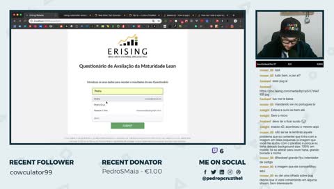 [PT/EN] Coding Website for a Client - ERISING.PT with React/Styled-Components! Follow && Sub