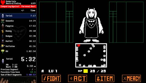 UT neutral speedruns with IRL Nohboard