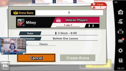 Playin some smash with viewers come thru !arena !smash