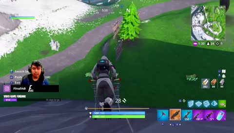 Solos first, Stream Snipe Matches After | Fortnite Nintendo Switch