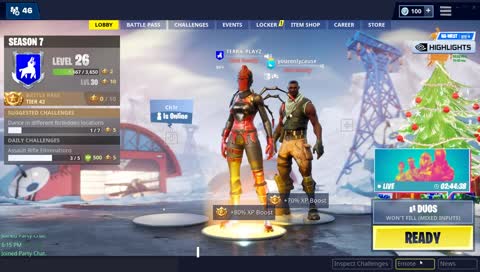 Streaming Fortnite!