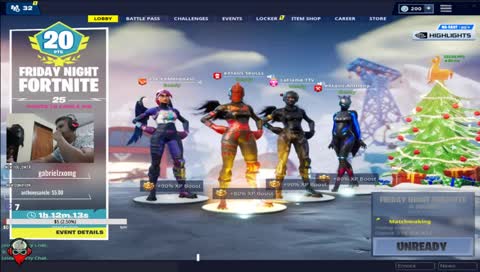 Friday fortnite of SQUADS! - SkuLLL