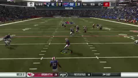 Madden 19 TFGO League S3 REGULAR SEASON W8 Patriots (0-5-1) vs Bills (5-1)