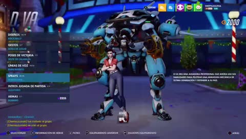 [ESP] Holi :3 Overwacho, Road to 500h D.va xddd