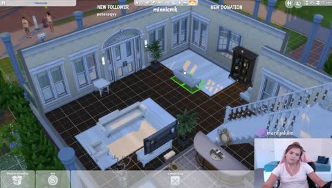 MinnyMK live building a house