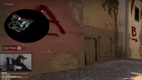 he doesn't even need to see 3/4 the screen