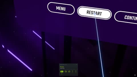 Hurting myself in Beat Saber VR