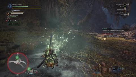 Hot pink hunter and small low rank stud get ruined by beasts from another world