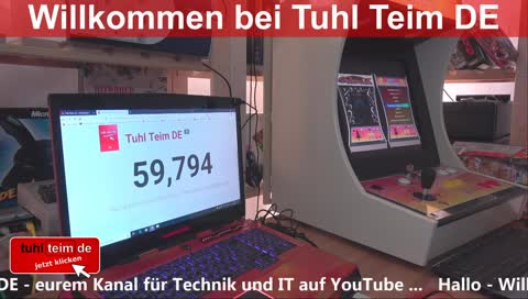 Arcade Videospielautomat auf Windows-PC-Basis