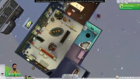 Holiday Yule Log Idle Stream