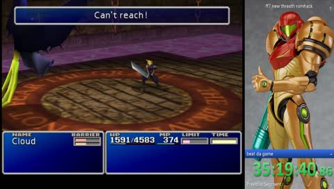 anothor mod of FF7 hack lets try this New threat [nosrl]
cant sleep so off we in world of ff7