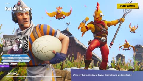 Fortnite w/ Baconzz - New Face Cam HYPE! - 35/50 Sub Goal!