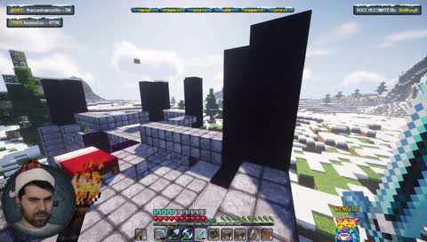 Новогодний MineCraft с интерактивом!