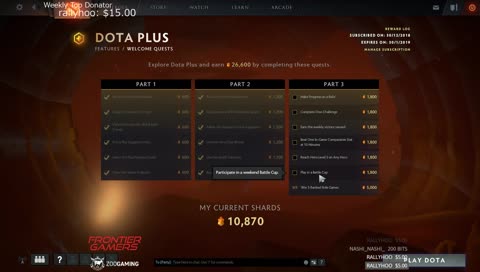 Zoo PlayerJP Dota Plus 1日目 !amazon