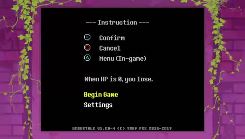 Undertale /versuch gegen sans!